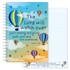 The Lord Will Watch Over You A5 Notebook